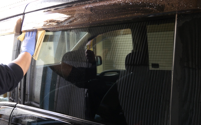 油膜取った後のガラコ7