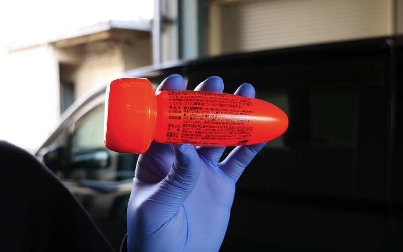 油膜取った後のガラコ4